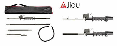 A-jiou Fishing Pole Spear Trigger (Two-Stage) Carbon 6' Travel 3 Pieces  BLACK