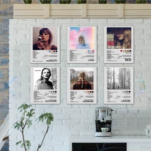 Taylor Swift Posters Wall Art Music Album Cover Aesthetic Bedroom Decor 6 Pack - Picture 4 of 14