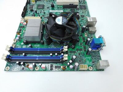 Intel S3200SH Motherboard INTEL XEON X3220 2.4GHz Used. UNTESTED See Notes