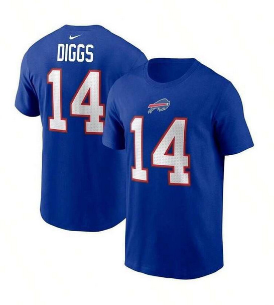 Мужские футболки Nike Buffalo Bills NFL, синие, 2XL