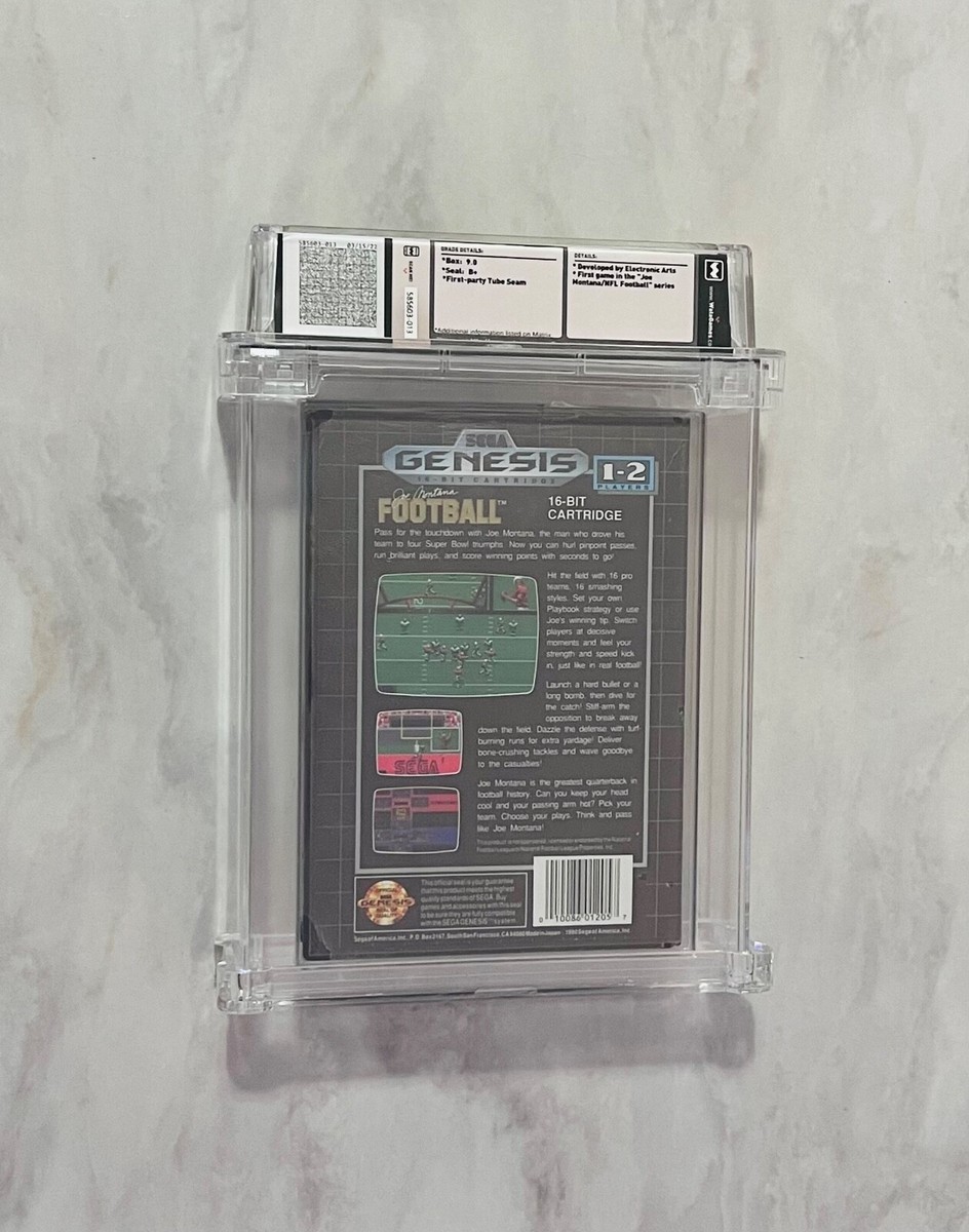 Jeu SEGA Megadrive - Joe Montana Football (1990) Complet Avec Notice - Très Bon État PAL