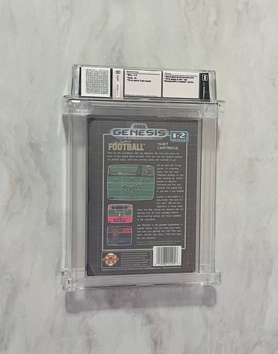 Joe Montana Football Sega Genesis 9.0 B+ WATA CGC Only 6 known new sealed copies - Picture 2 of 2
