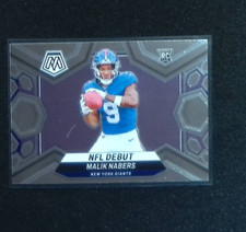 2024 Mosaic Malik Nabers NFL Debut Base New York Giants Rookie Rc