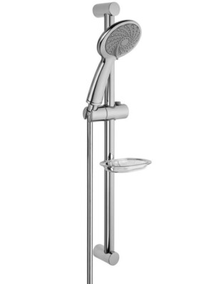 VitrA Samba Duschstangen-Set 3 Funktionen Chrom A45680WSA