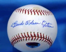 Claude Osteen Tri Star Coa Hand Signed Major League Autograph Baseball