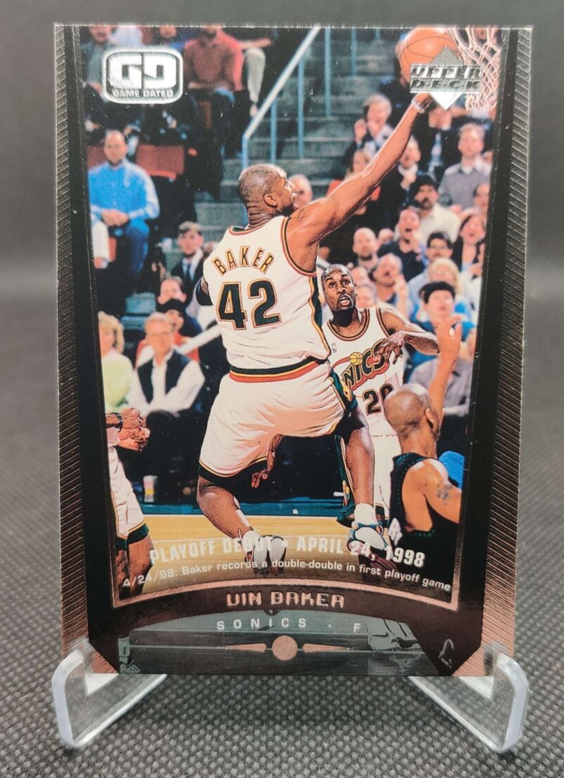 1998-99 Upper Deck #140 Vin Baker Seattle SuperSonics basketball card