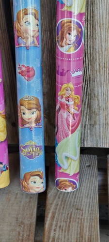 Children's Girls Gift Wrapping Paper Rolls Princess, Inside Out, Sofia the First - Picture 7 of 11
