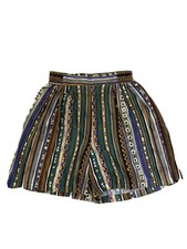 Judy Knapp vintage 80  s high waisted abstract flowy shorts size S Y2K Hippie