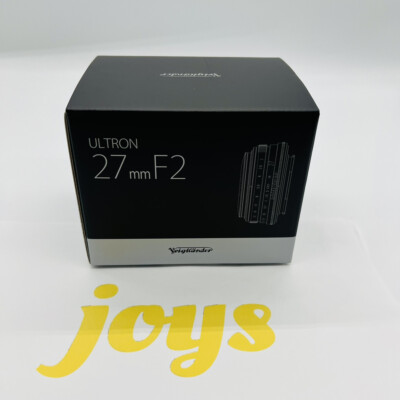 Voigtlander ULTRON 27mm F2 FUJIFILM X-Mount Pancake Lens BLK