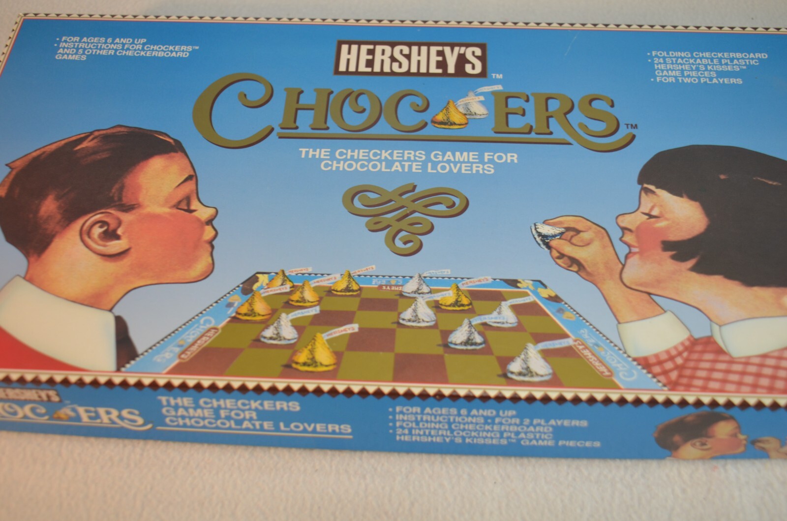 Vintage 100th Anniversary Hershey Kiss Chess/Checker Game - munimoro.gob.pe