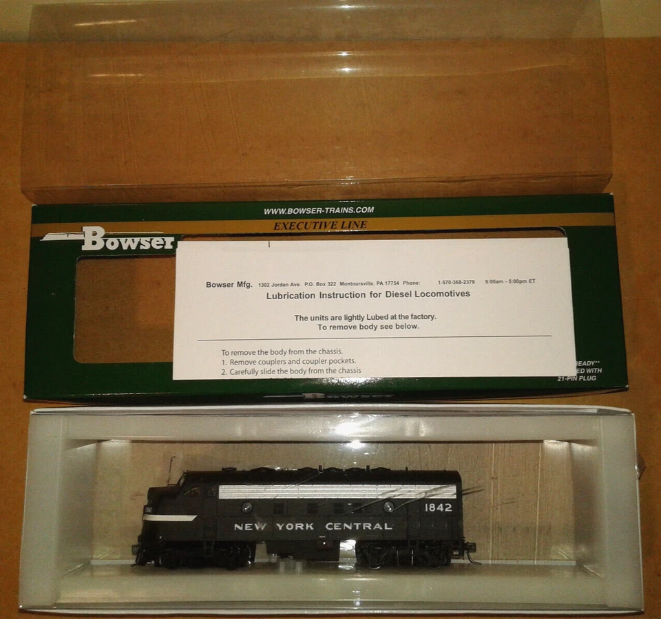 HO SCALE BOWSER EMD F7 NEW YORK CENTRAL NYC #1842 24064 - Image 3 of 4