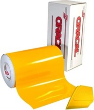 Oracal 651 Permanent Self Adhesive Craft Vinyl 24" x 50ft Roll s GLOSS YELLOW