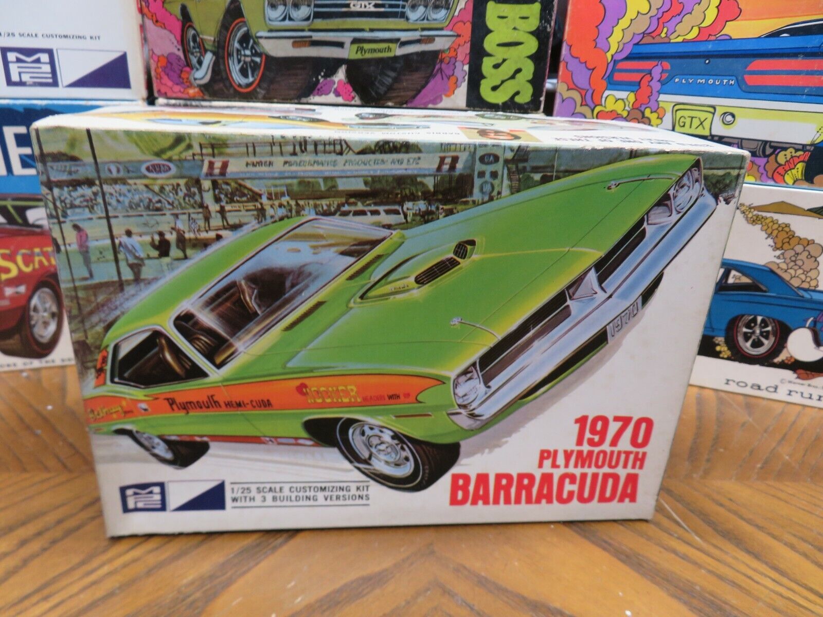 ORIGINAL 1 Ranking TOP6 25 MPC 1970 PLYMOUTH BARRACUDA BOX W INSTRUCTIONS Direct sale of manufacturer DEC