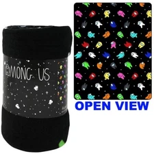 New Among Us Soft Fleece Throw Gift Blanket Crewmates App Game Toikido Stampers
