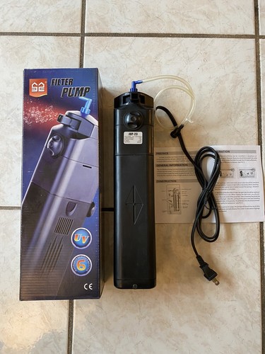 SUNSUN JUP23 13W UV Sterilizer w/ Submersible Filter 150 gal Aquarium Fish Tank - 第 1/9 張圖片
