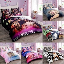 Juego de cama 3D Taylor Swift funda nórdica funda de almohada individual doble regalo