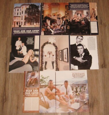 Dean Caten & Dan Caten original magazine clippings pages PHOTO article