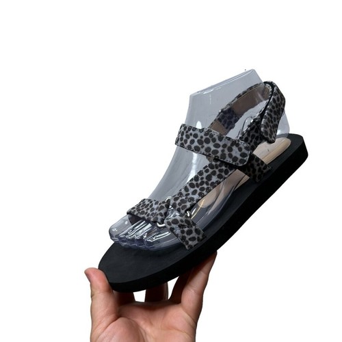 Stuart Weitzman Vail Sport Slingback Sandals Periwinkle Cheetah Suede Women’s 6 - Picture 10 of 15