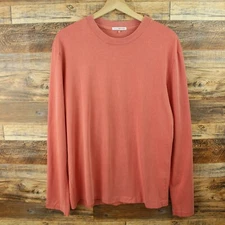 JAMES PERSE Mens Shirt Size 1 US S MHW3310 Long Sleeve Supima Cotton Crew Neck