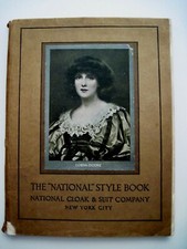 1911 Booklet "The 'National' Style Book" w/ Lovely Picture of Woman On Cover  *