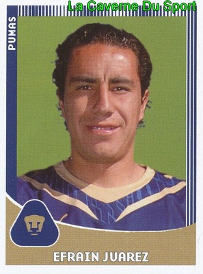 234 EFRAIN JUAREZ MEXICO PUMAS UNAM CELTIC.FC PRIMA DIVISION 2010 PANINI