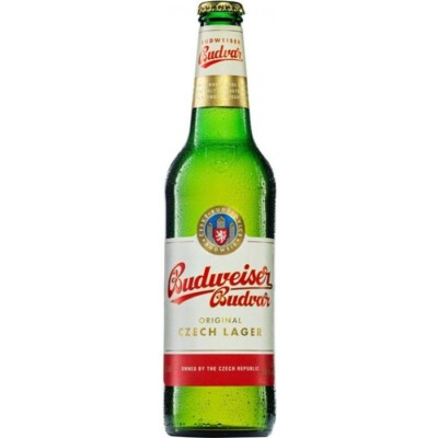Budweiser Budvar Original 24 x  0,33 l - aus Tschechien mit 5% Vol.