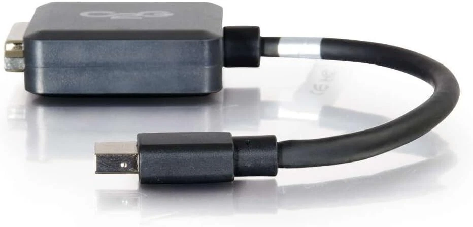 C2G 20CM Mini DisplayPort Male to DVI-D Single Link Female Adapter Black,Full HD - Image 3 of 3