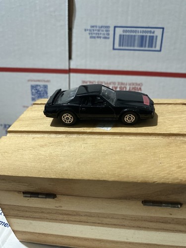 Vintage Corgi Die Cast Toy Car Black Pontiac Firebird Loose - Picture 2 of 6