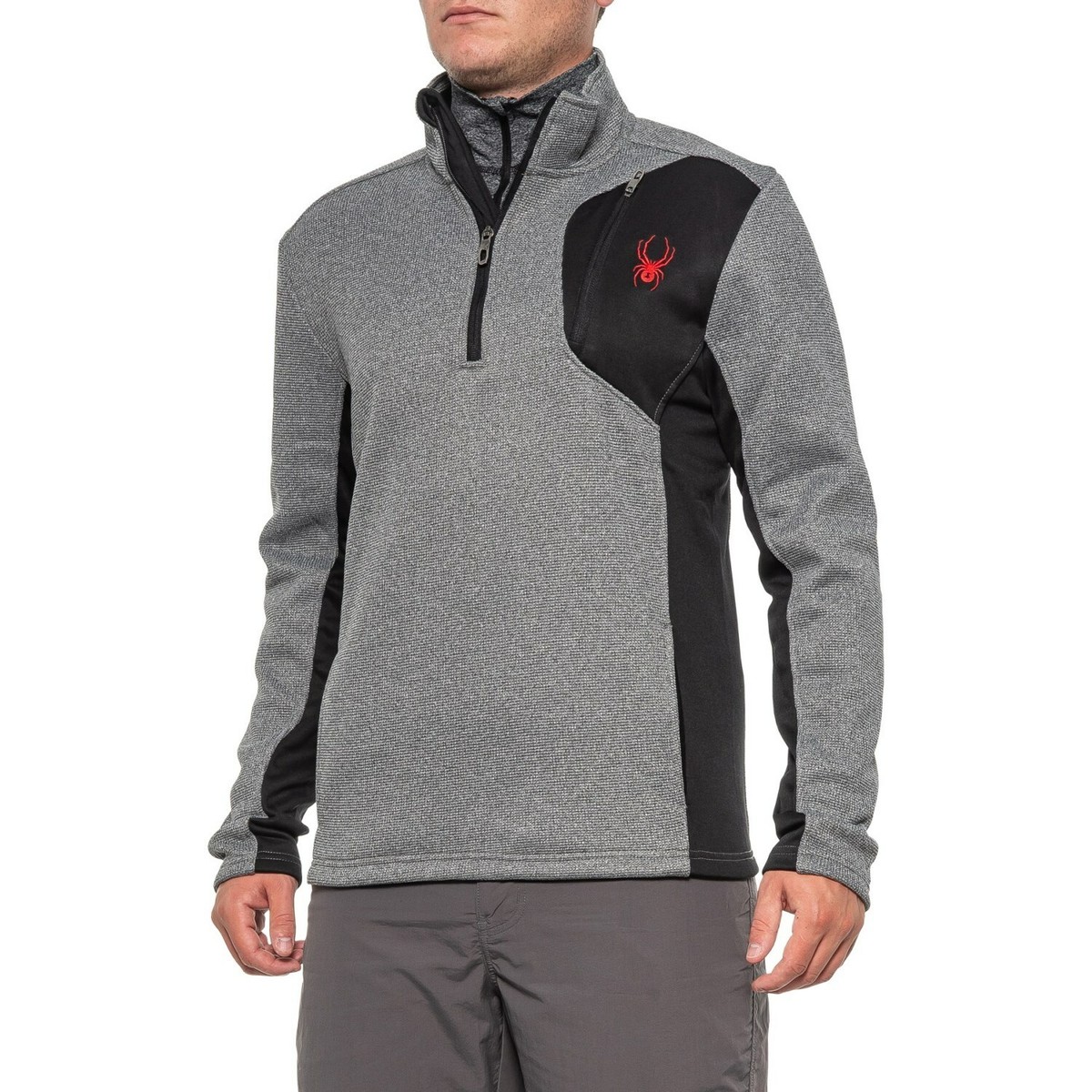 スキー Spyder Knit Panel Half Zip Pullover 61josmRkBfL._UY1000_.jpg