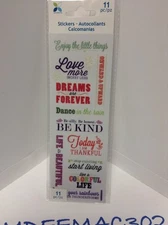 journal - planner "thoughtful" sticker pack by MOMENTA 11pc set-SHIPS FREE !!!