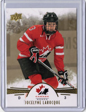 JOCELYNE LAROCQUE 16/17 Upper Deck Team Canada Womens #20 Women's GOLD PARALLEL
