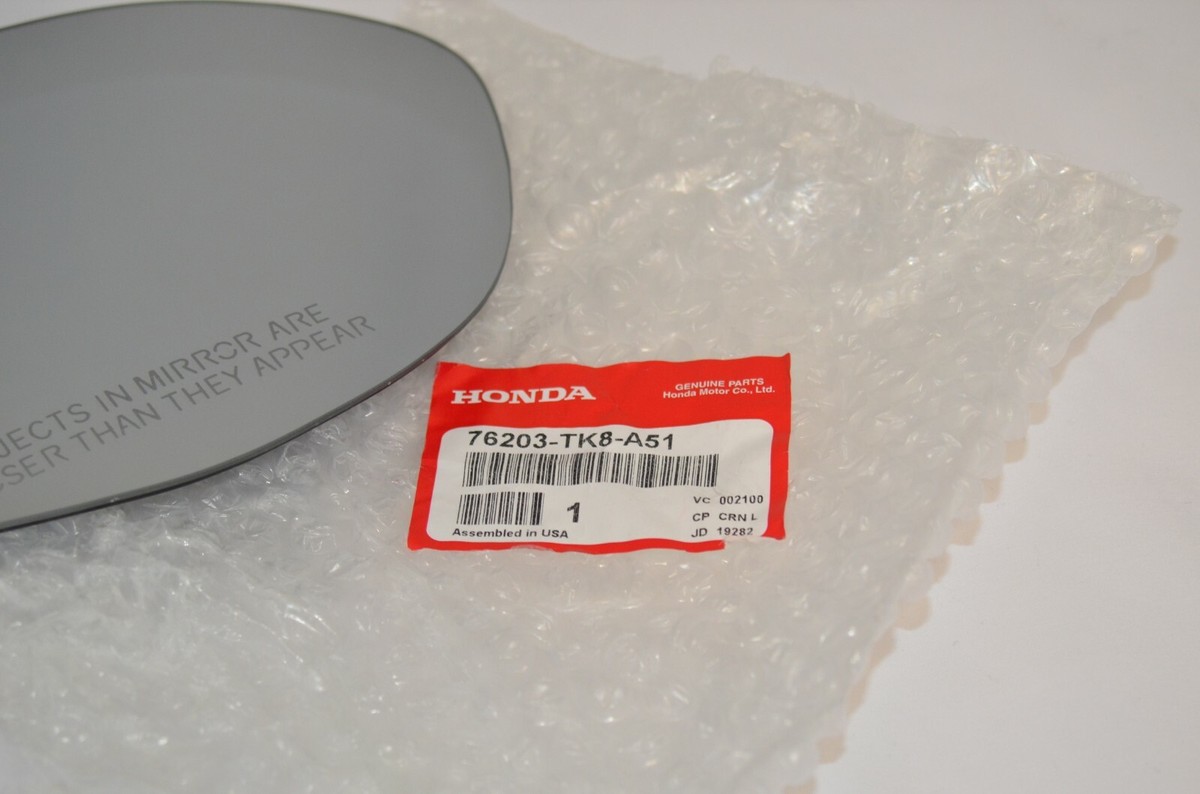 NEW Genuine OEM Honda Odyssey Heated Side Mirror 76203-TK8-A51 
