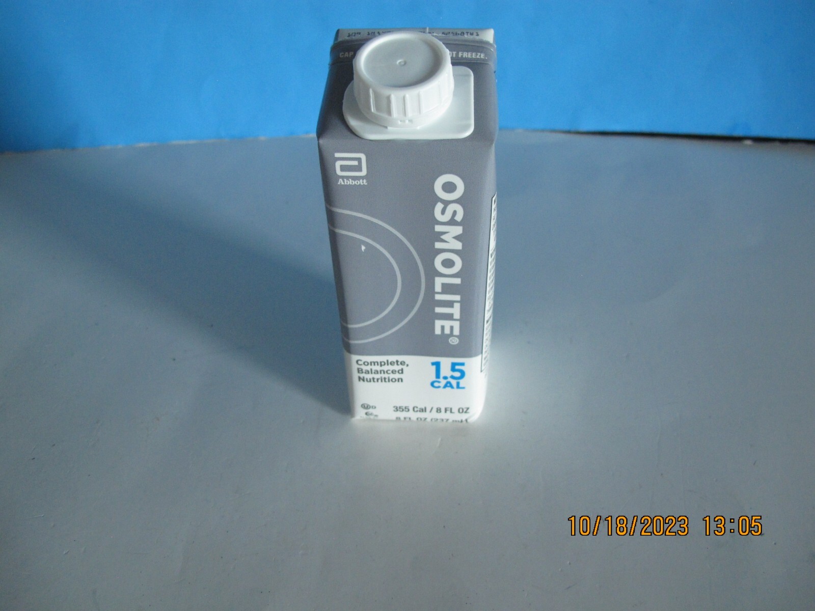 Osmolite 1.5 Cal Case of 24 8oz Cartons Expiration Date 1 May 2019