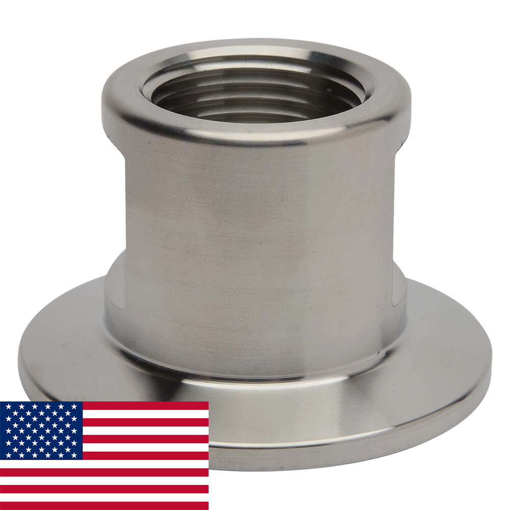 Ideal Vacuum | Adapter KF-40 To 1/4 In. I.D. Compression Port, ISO-KF Flange Size NW-40 - Foto 12