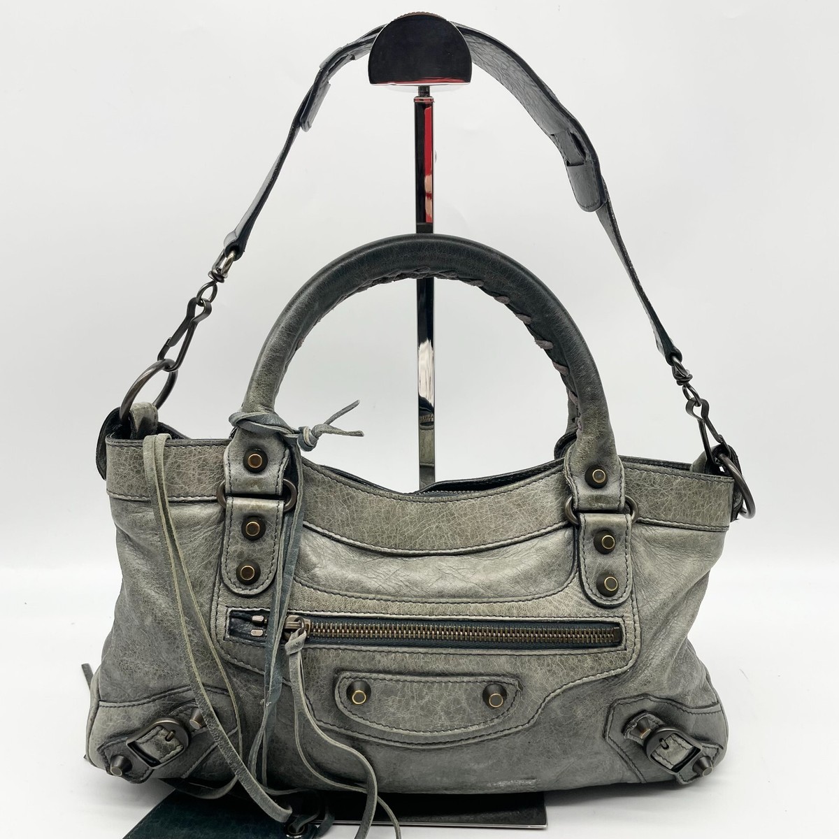 バッグ BALENCIAGA The First Handbag 2way Y2K Balenciaga The First Handbag 2Way Y2K | Used | Fits Wallet