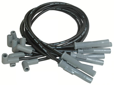 MSD Super Conductor Spark Plug Black Wire Set For Ford Small Block 302 351W SBF