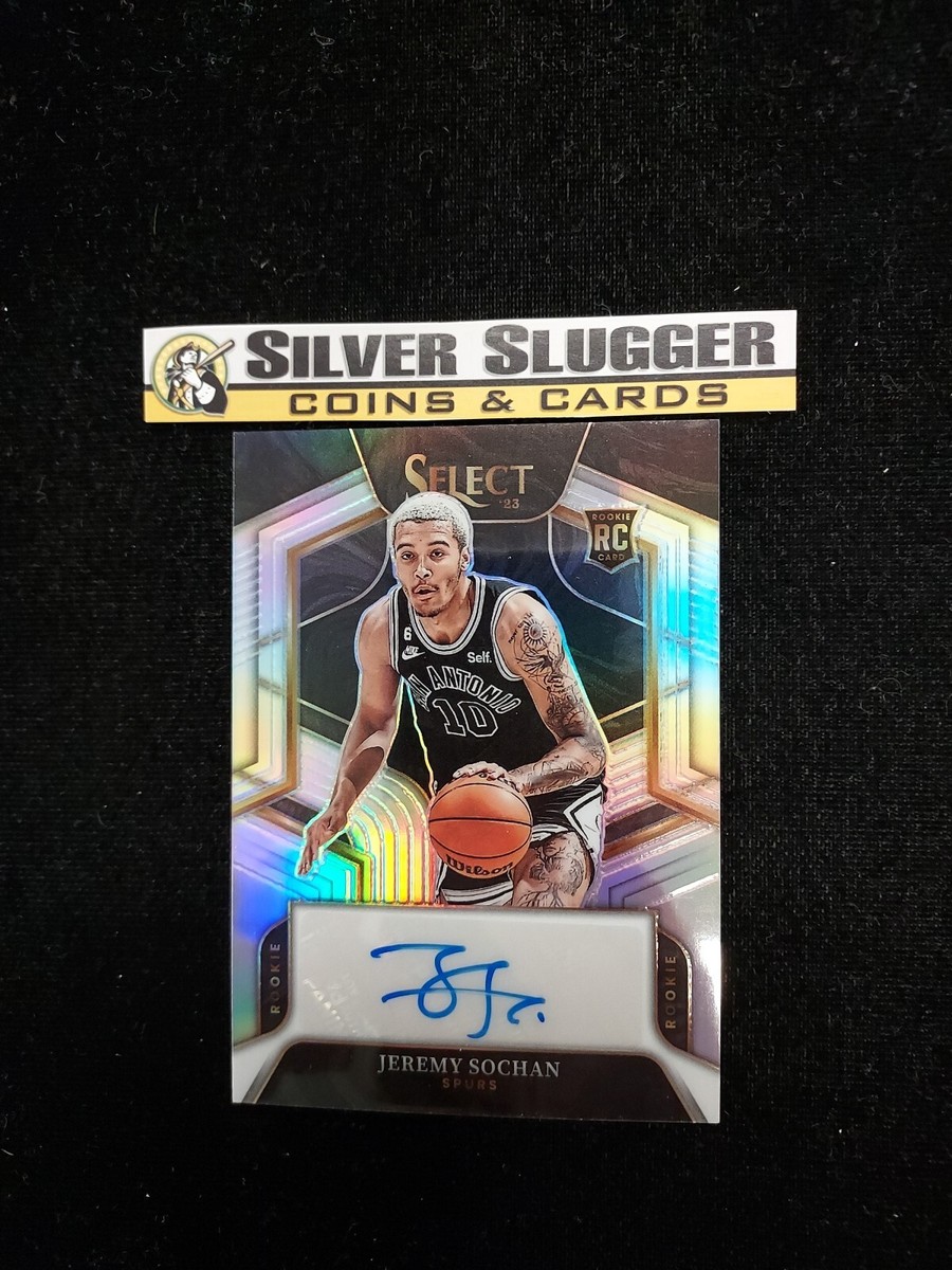 JEREMY SOCHAN SPURS PRIZM AUTO PSA10