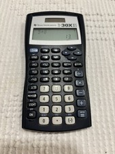 Texas Instruments TI-30XIIS Scientific Calculator Tested Works No Case