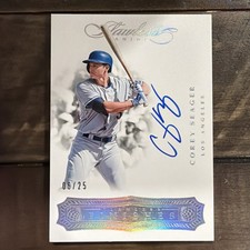 Corey Seager 2017 Panini Flawless Finishes Auto /25 Dodgers No. FF-CS
