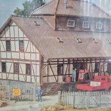 Pola H0 843 Lagerhaus "BayWa" Meister-Modell eingeschweisst OVP/2521