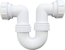 Multi-fit Running Swivel P Trap 40mm (1.1/2') Sink Waste Pipe Trap, BS EN 274-1