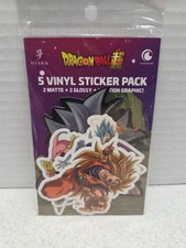 Otaku Dragonball Z Super 5 Vinyl Stickers Pack 2 Matte 2 Glossy & 1 Motion