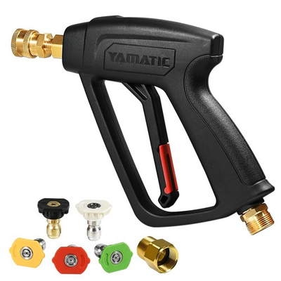 #ad #ad Pressure Washer Short Gun with 5 Spray Nozzles M22 14mm amp; M22 15mm Fitting R... $55.19