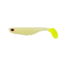 Berkley Powerbait Ripple Shad 3.5In Glow Chartreuse Soft Plastic Fishing Bait