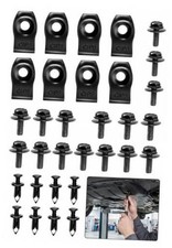 35 PCS Engine Under Cover Splash Shield Guard Body Bolts Screws, Front Bumper