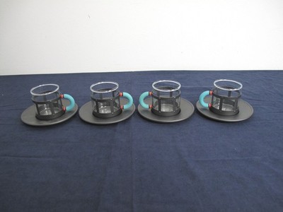 4x Tasse Becher Michael Graves Alessi Memphis Design