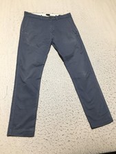 J. Crew Flex Pants Mens 31 32 Slim Gray Blue Chino Pockets