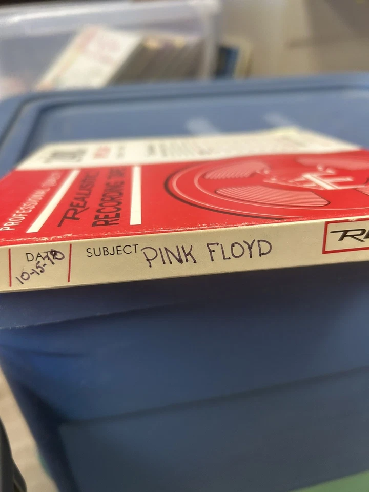 Realistic 2400 foot Mylar recording tape Pink Floyd October 15, 1978 excellent - Image 2 of 2