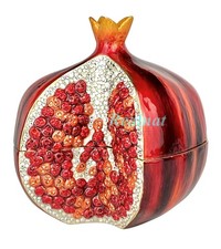 Jay Strongwater Pop Life Area Pomegranate Trinket Box New Original Box