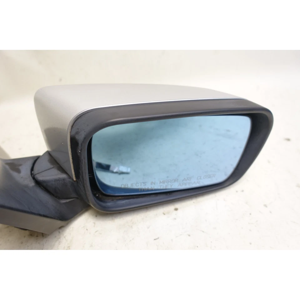 03-05 Espejo retrovisor lateral derecho tardío BMW E46 serie 3 titanio plata memoria OEM Foto 2 de 4